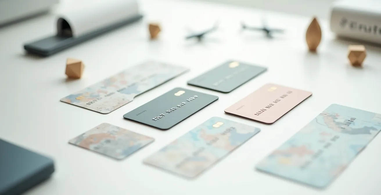 Abstract representation of controlled credit card use within budget framework