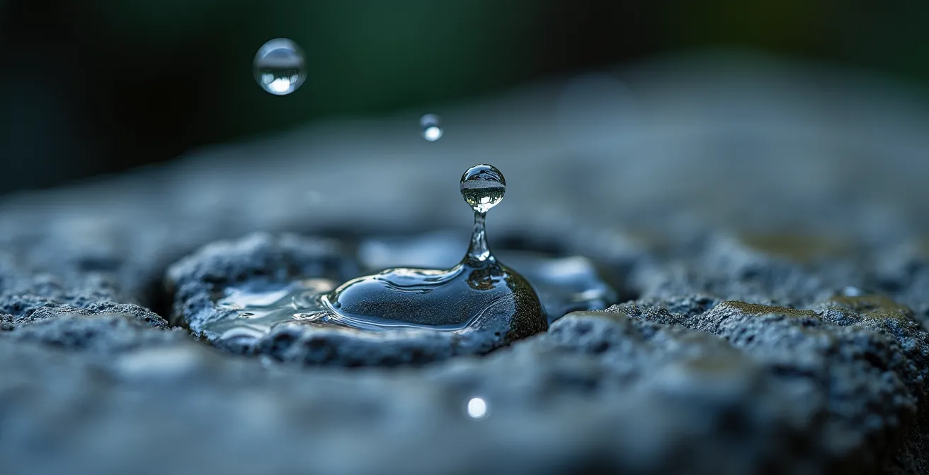 Visual metaphor showing how fees erode investment returns over time